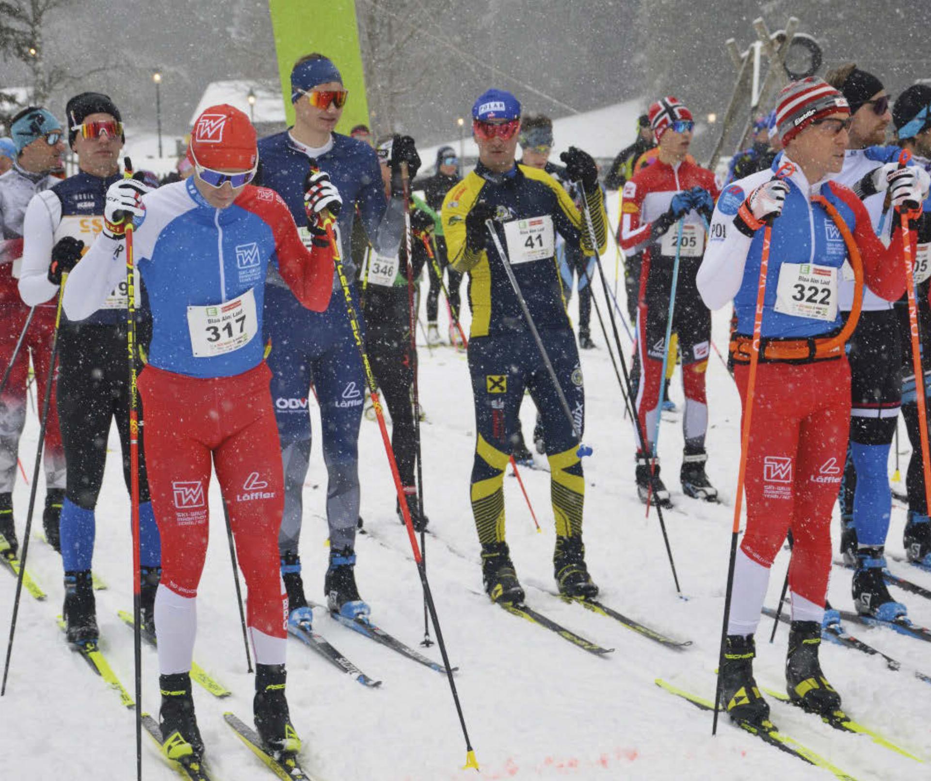 116 Sportlerinnen und Sportler nahmen beim Langlauftagg auf der Blaa-Alm teil. Foto: G. Pichler