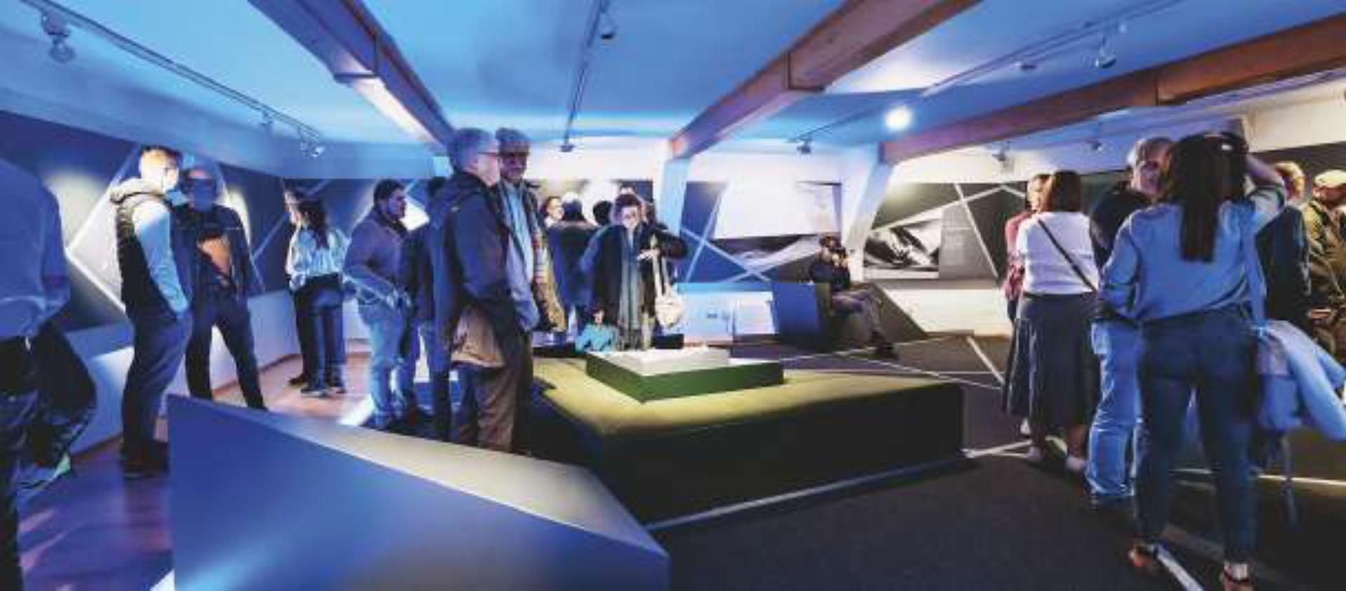 Der neue Sonderausstellungsraum im Museum HochQuellenWasser lässt Besucher den größten Bergsturz der Ostalpen hautnah erleben. Foto: Nachbagauer