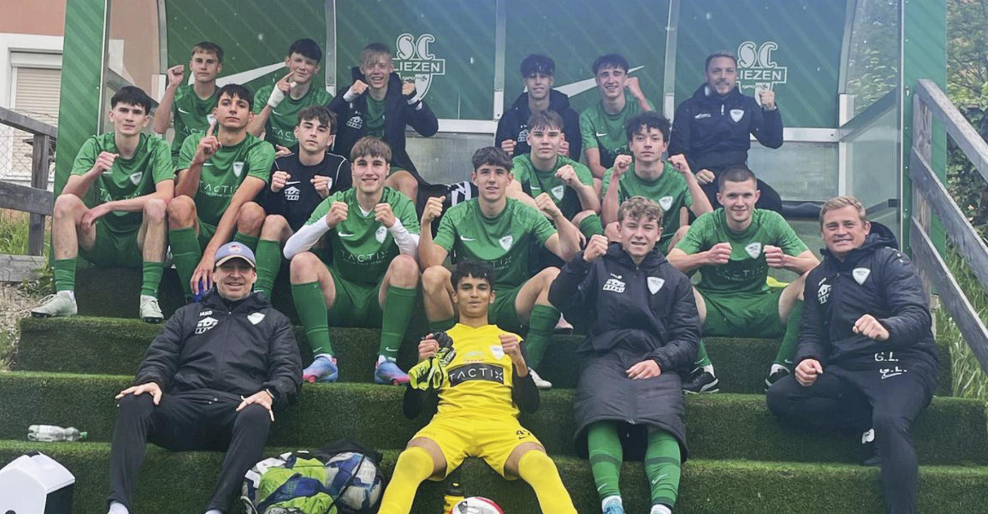 Die U18 Ennstal-Auswahl feierte gegen Gleisdorf B ein 7:1-Schützenfest.