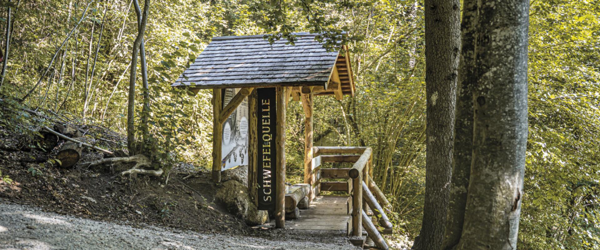 Neugestaltung der Schwefelquelle in der Wörschachklamm. © Gerhard Pilz