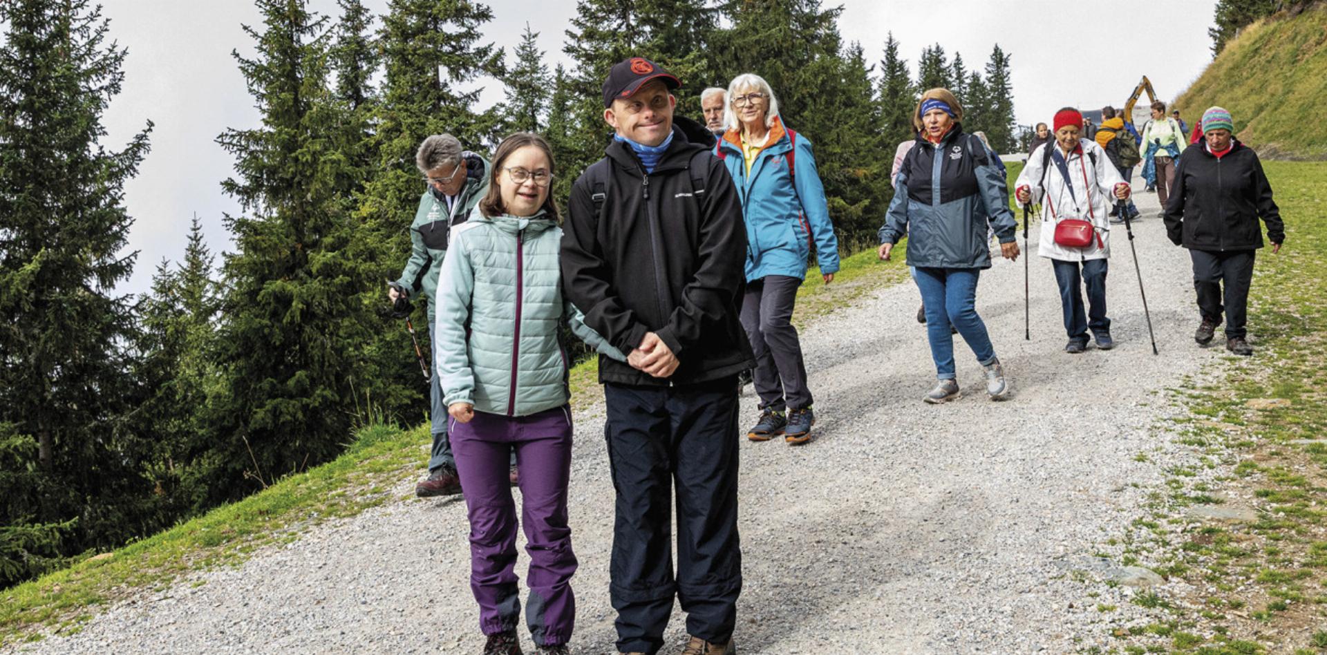 Die gemeinsame Wanderung auf den Hauser Kaibling war Teil des umfangreichen Programms der Inclusion Days. Foto: Richard Stöger