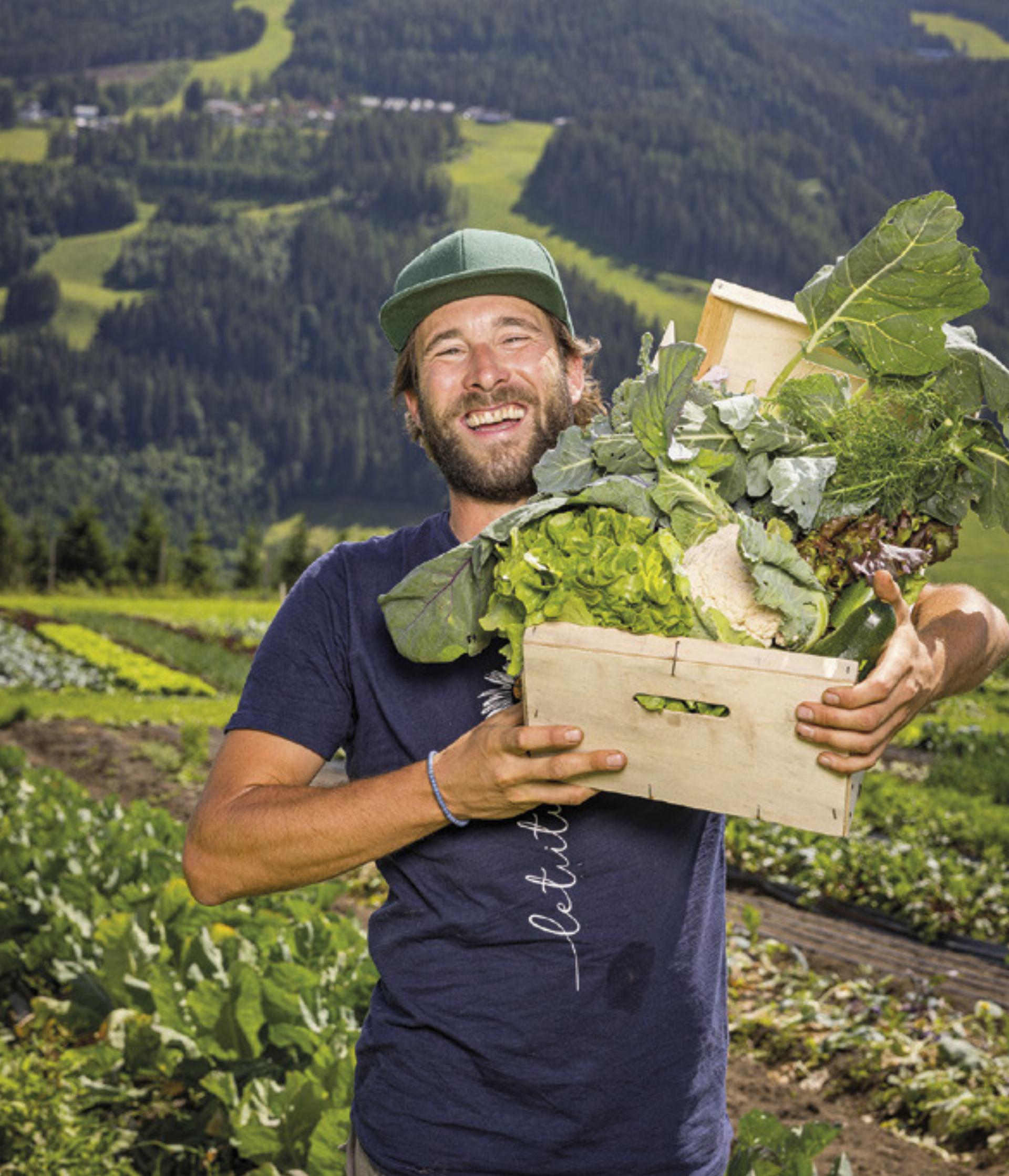 Kühle Nächte, intensive Aromen: Michael Windberger produziert auf rund 3000 Quadratmetern Fläche robustes Bio-Gemüse.

Foto: Wildbild - Das Bild wird blockiert. – Möglicherweise durch einen aktiven Adblocker.