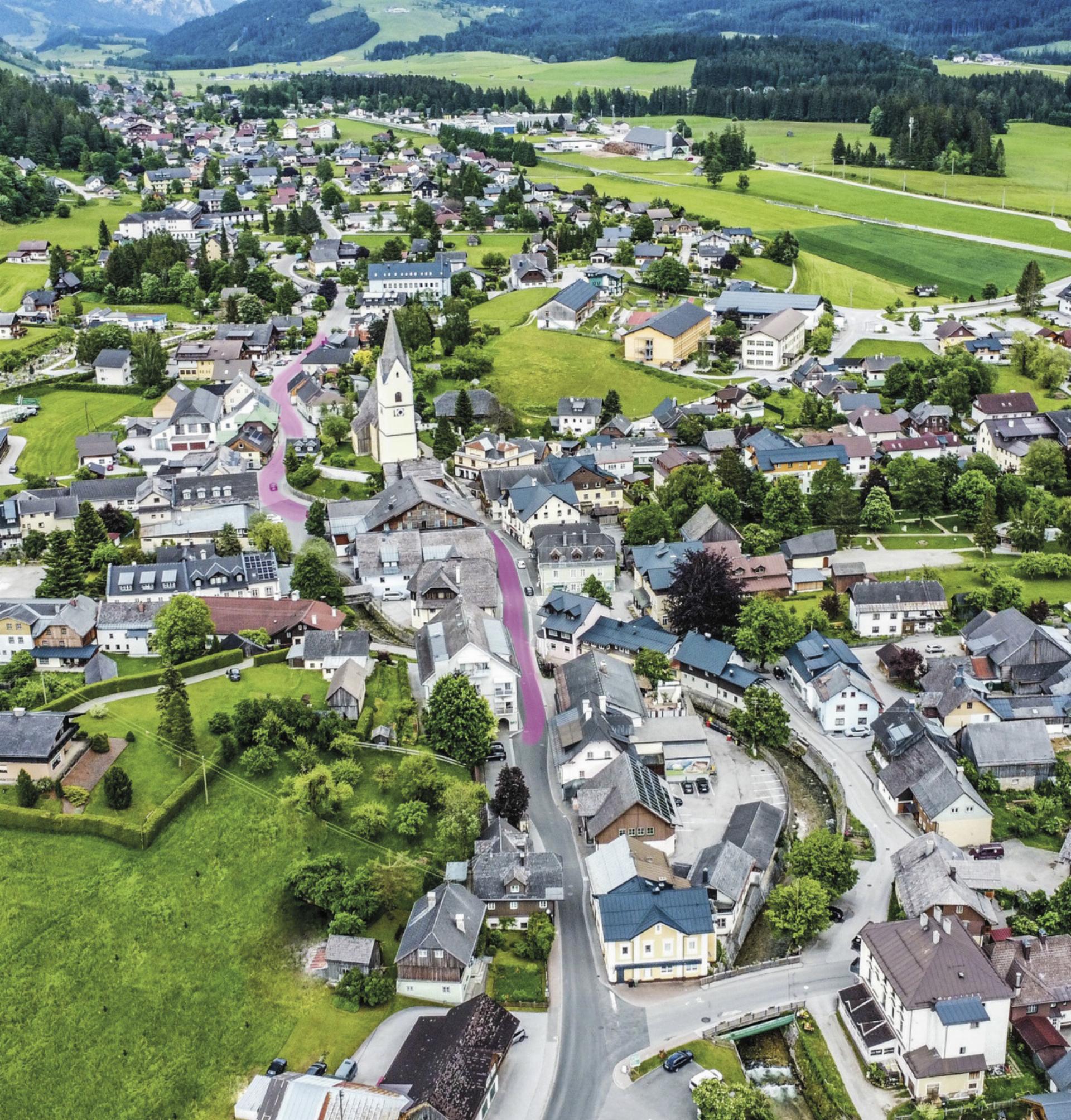 Von 16. bis 22. September wird es im Zentrum von Bad Mitterndorf eine 400 Meter lange Begegnungszone geben. Foto: o.K.