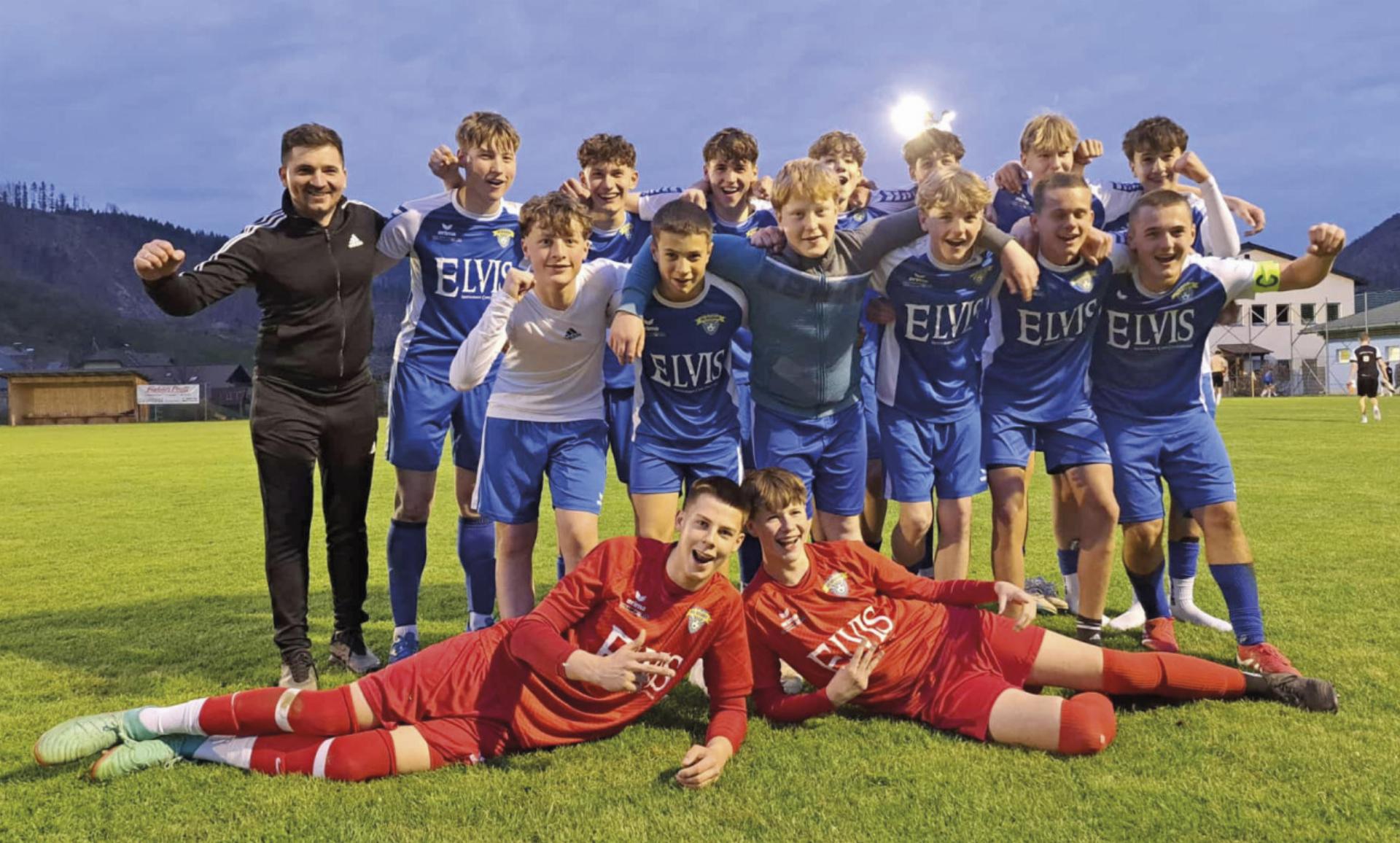 U16-Tabellenführer SG Gesäuse feierte im Derby gegen St. Gallen einen hart erkämpften 3:2-Auswärtssieg. Foto: o.K.