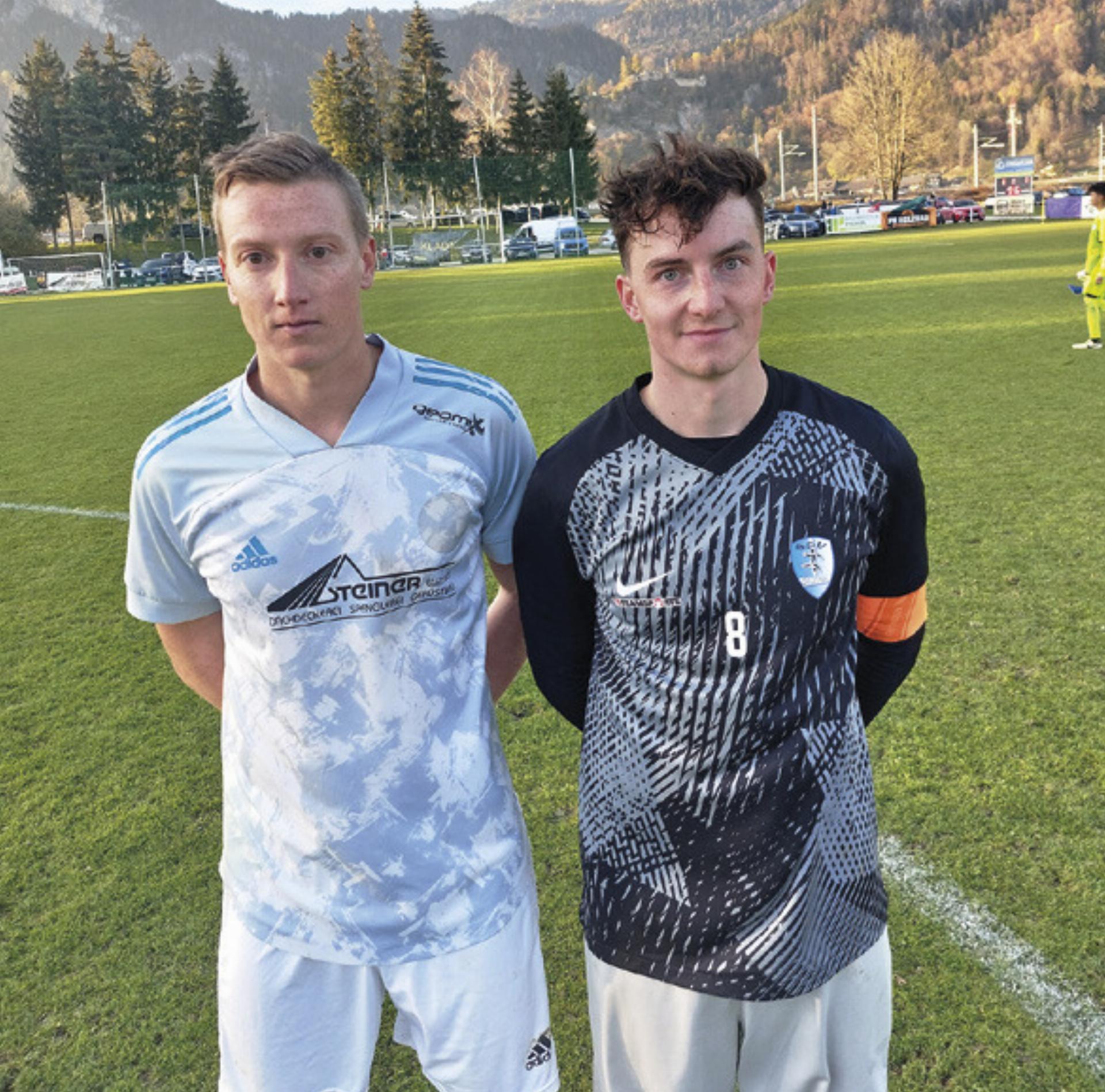 Daniel Adelwöhrer (li.) und Luca Andreas Leyendecker erzielten die Tore beim 1:1-Unentschieden zwischen Wörschach und ESV Lok  Selzthal. 
Foto: o.K.