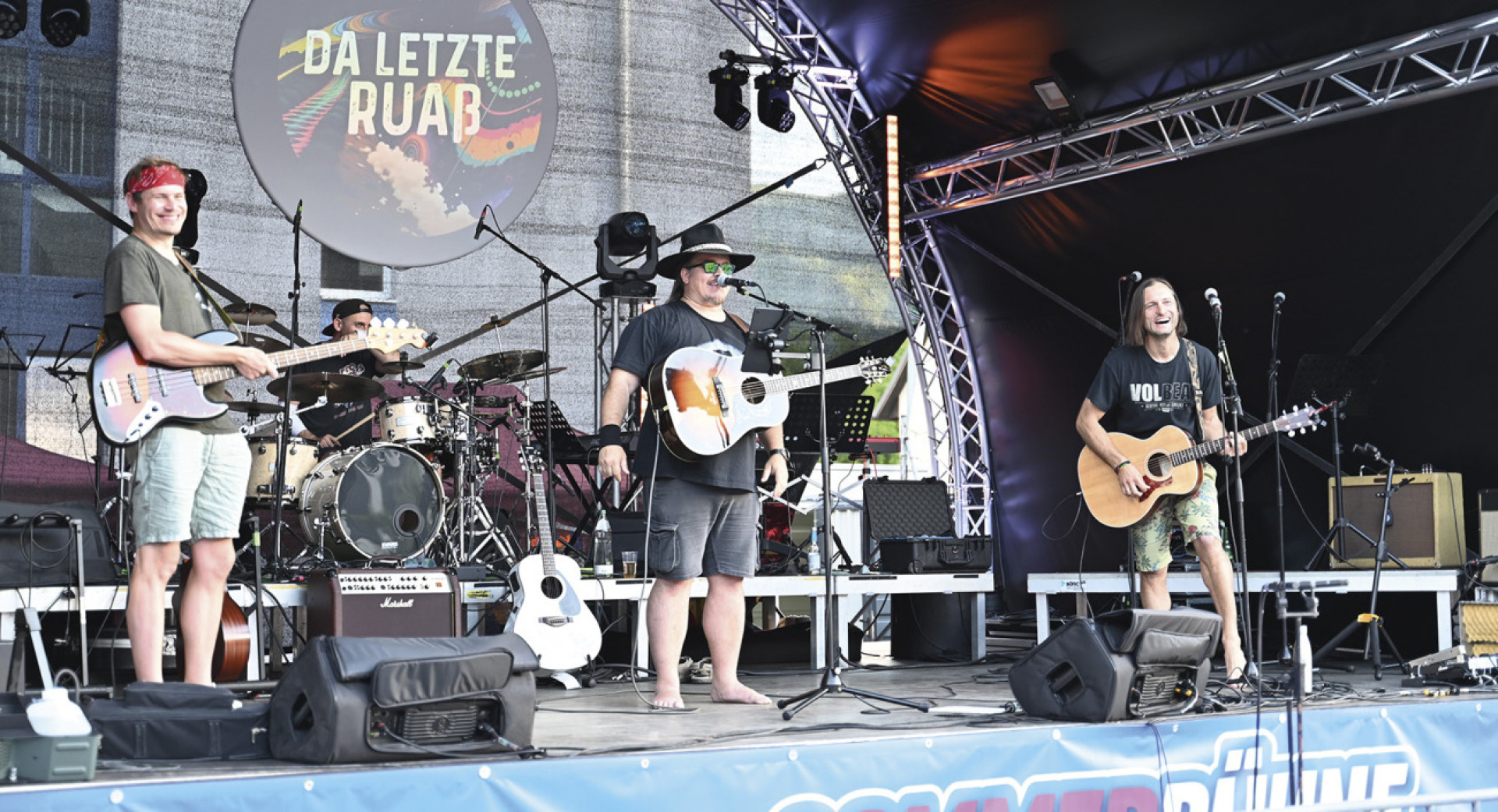 Da letzte Ruaß eröffnete die Veranstaltungsreihe der Liezener Sommerbühne. Foto: Lasser Rudolf