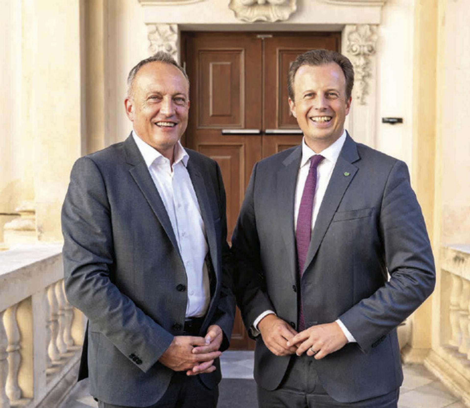 LAbg. Armin Forstner und LR Karlheinz Kornhäusl (rechts). Foto: StVP