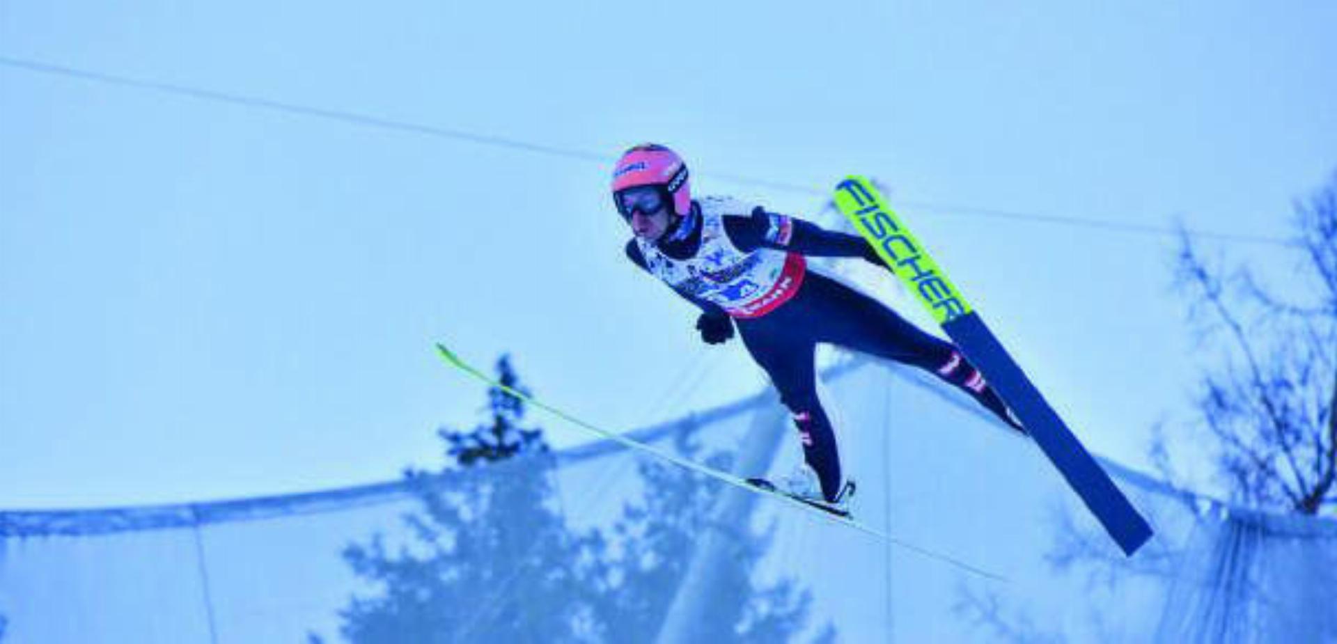 Stefan Kraft kürte sich am Kulm zum Skiflug-Weltmeister. Foto: Seiberl