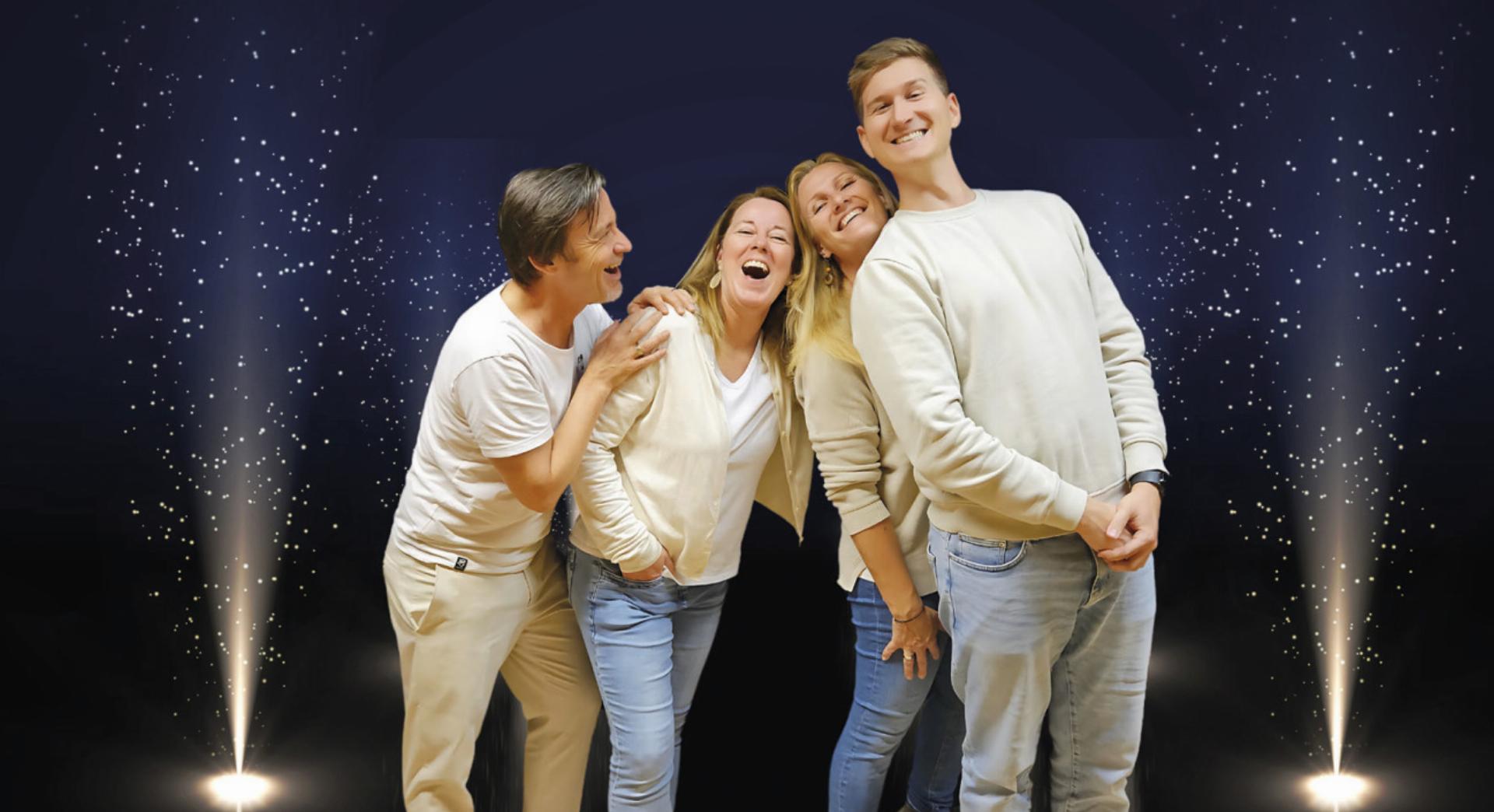 Laden zur A-cappella-Show in Öblarn: „Fourtissimo“. 
Foto: Frauscher