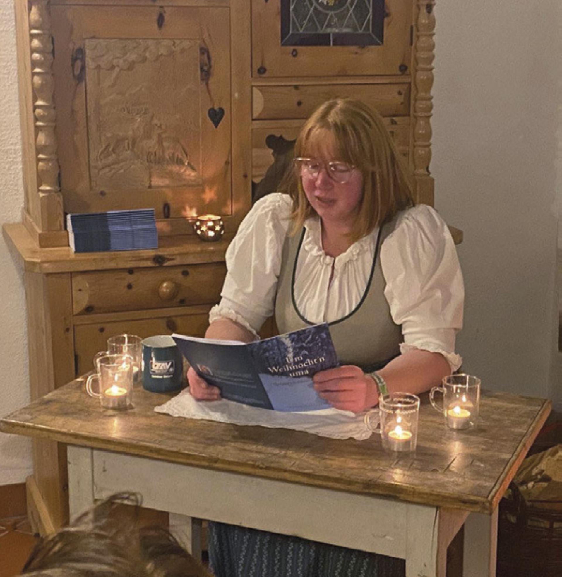 Rebecca Maderebner präsentierte kürzlich ihren Gedichtband. Foto: o.K.