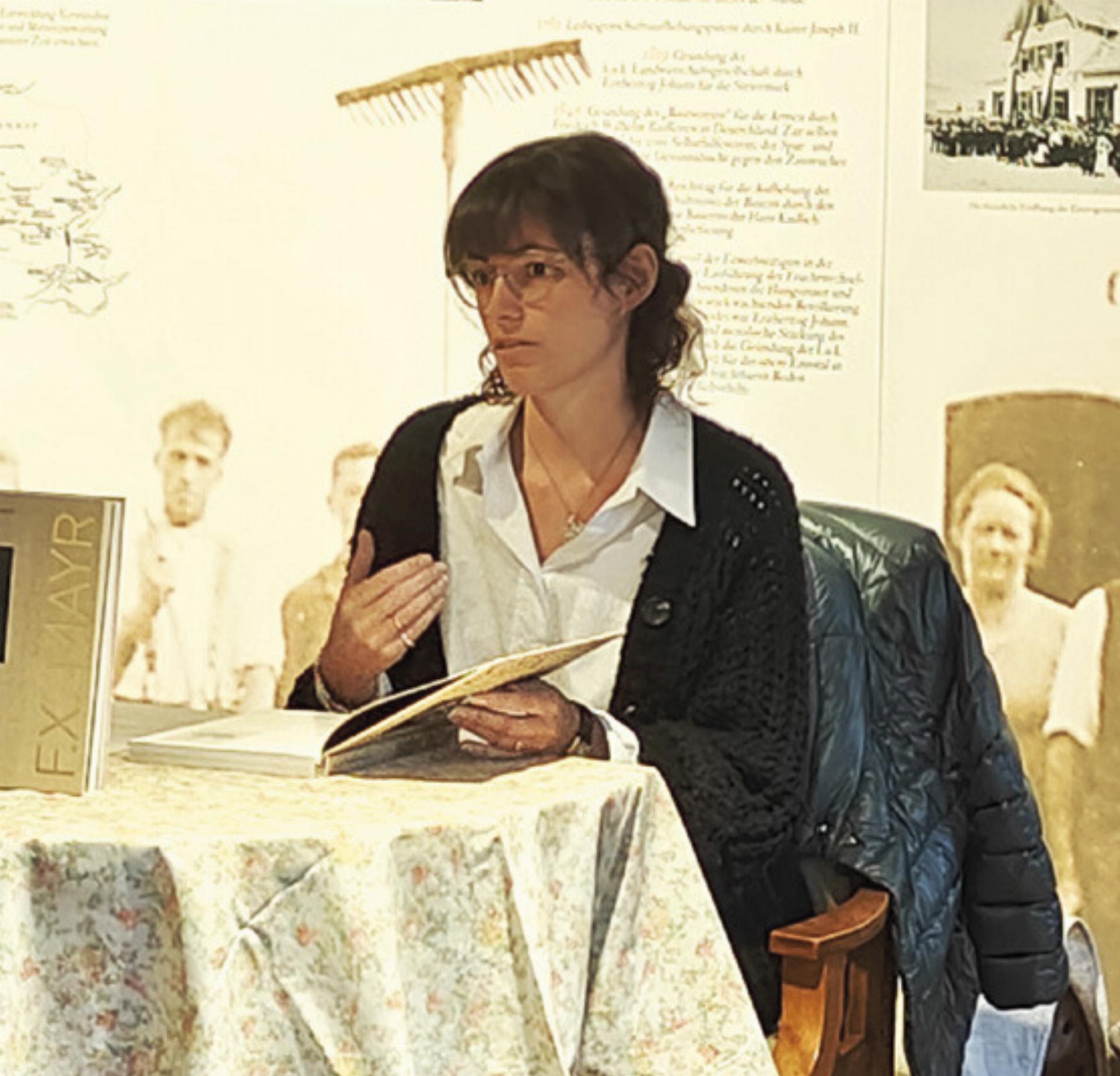 Einen gelungenen Abschluss bildete das Museumscafé mit der Lesung von Theresa Haberl-Billroth. Foto: o.K.