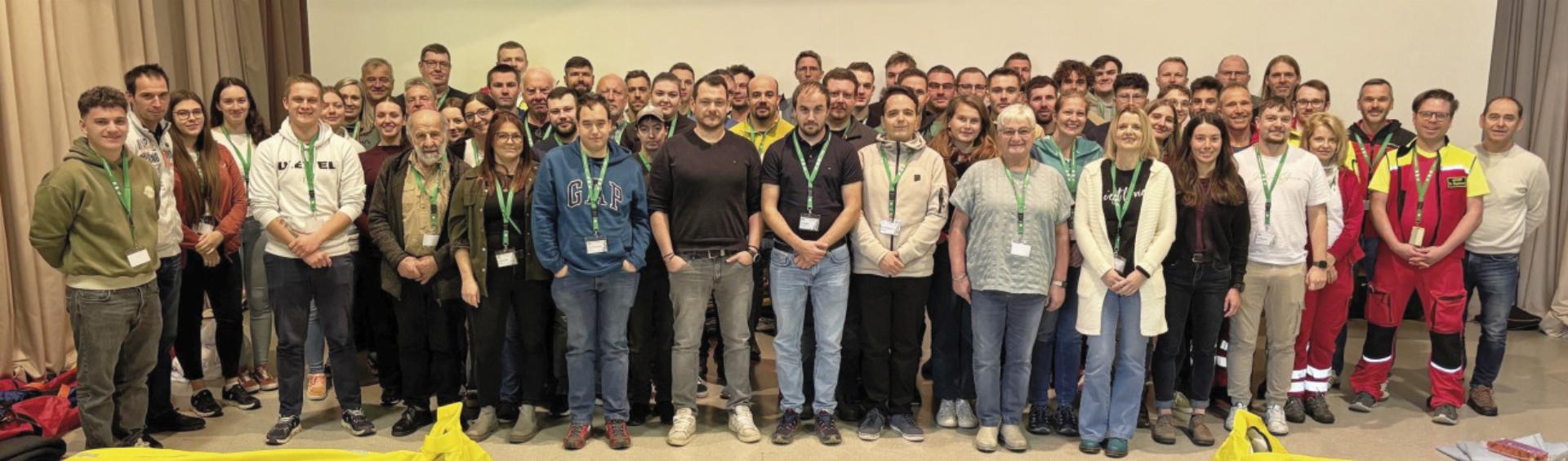 70 Menschen aus dem Notarzt- und Sanitätsdienst waren zur Fortbildung nach Altenmarkt gekommen. Foto: Rotes Kreuz Altenmarkt/Großreifling