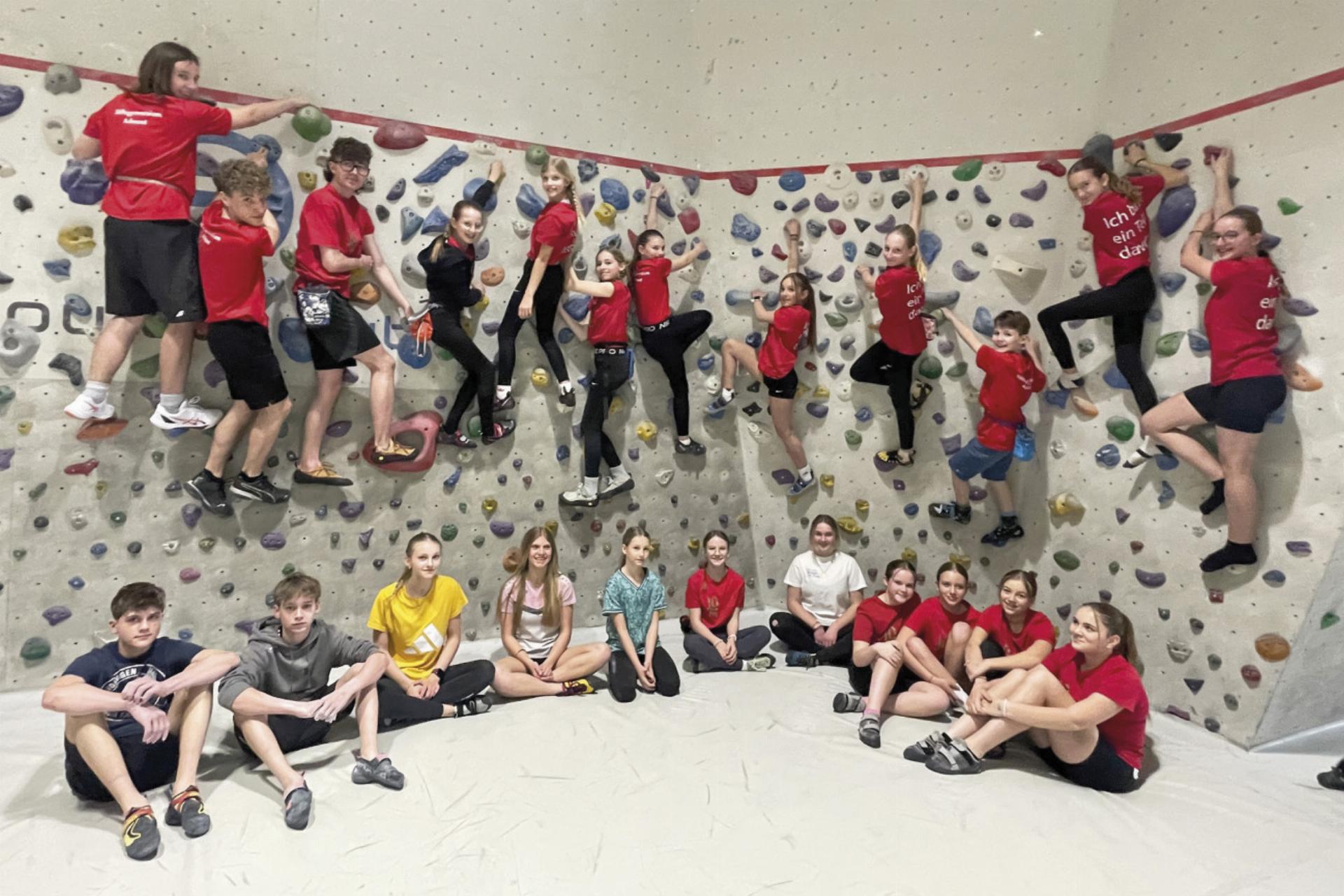 Bei den Schul-Olympics im Bouldern konnte das Stiftsgymnasium gleich mehrere Medaillen nach Admont holen. Foto: o.K.