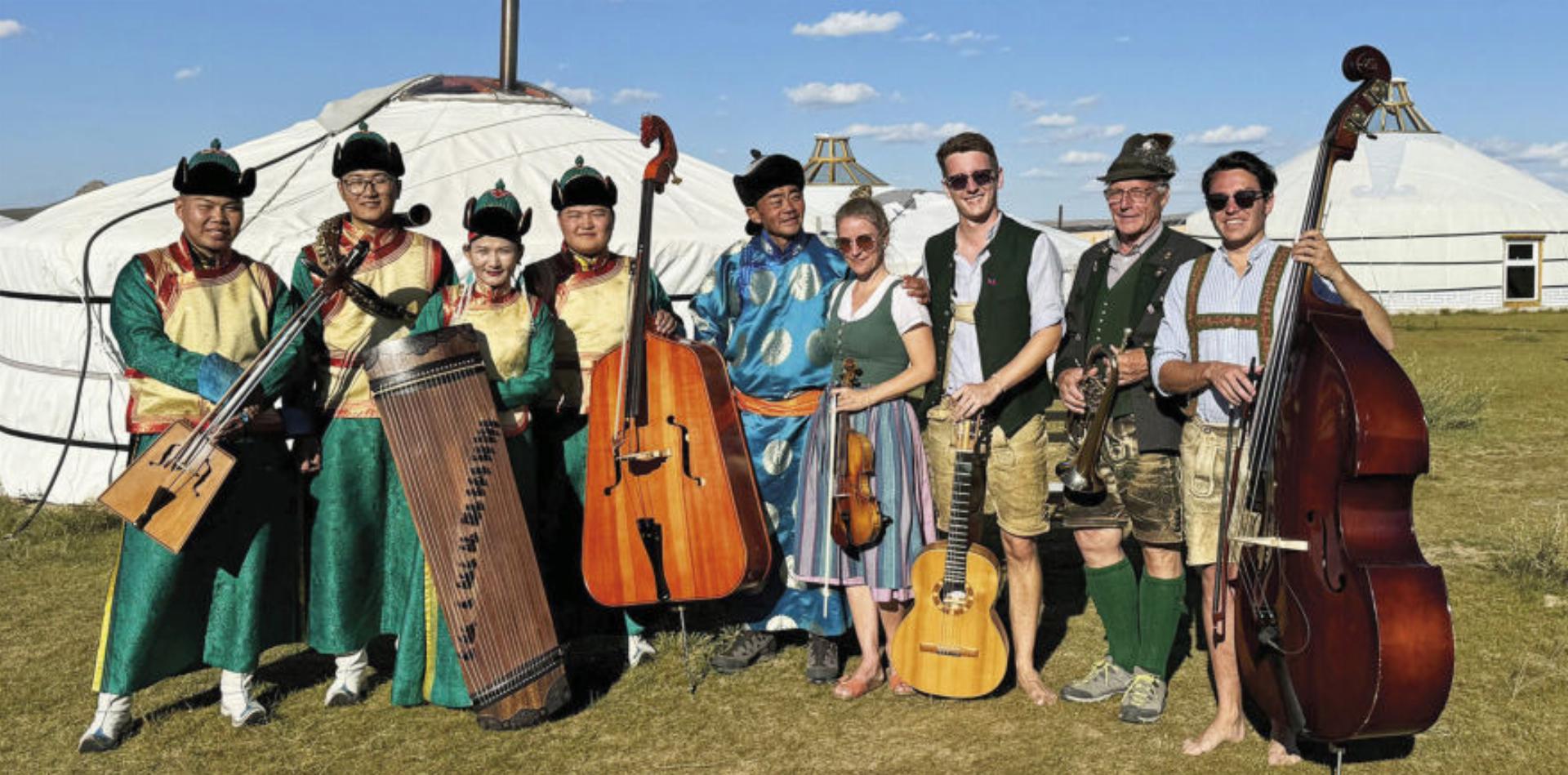 Bei der Kulturreise trafen mongolische und alpenländische Volksmusik aufeinander. 
Foto: o.K.