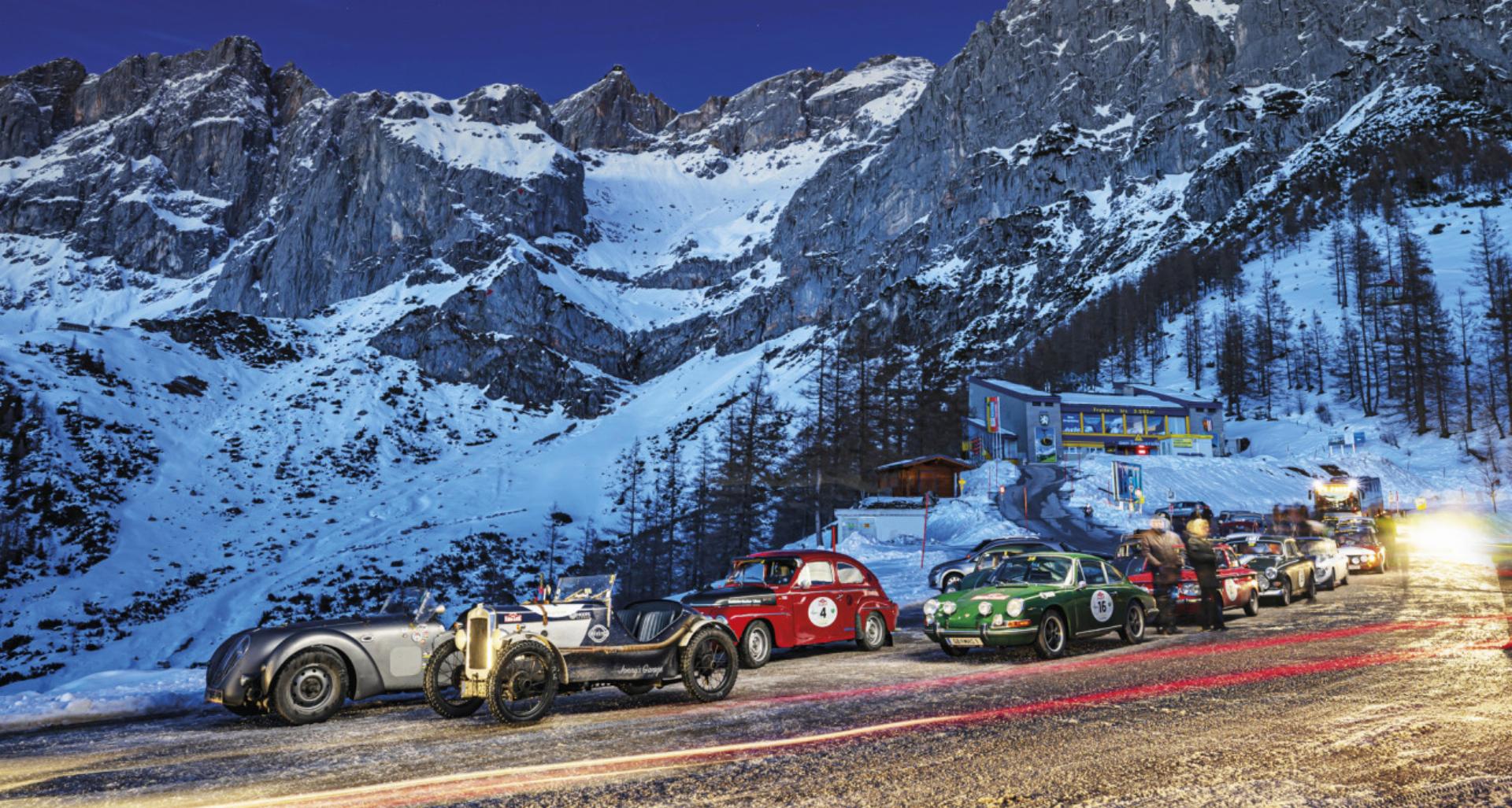 Rund 66 Oldtimer bis Baujahr 1976 gehen bei der Planai-Classic im Jänner an den Start. Foto: Ondrej Kroutil