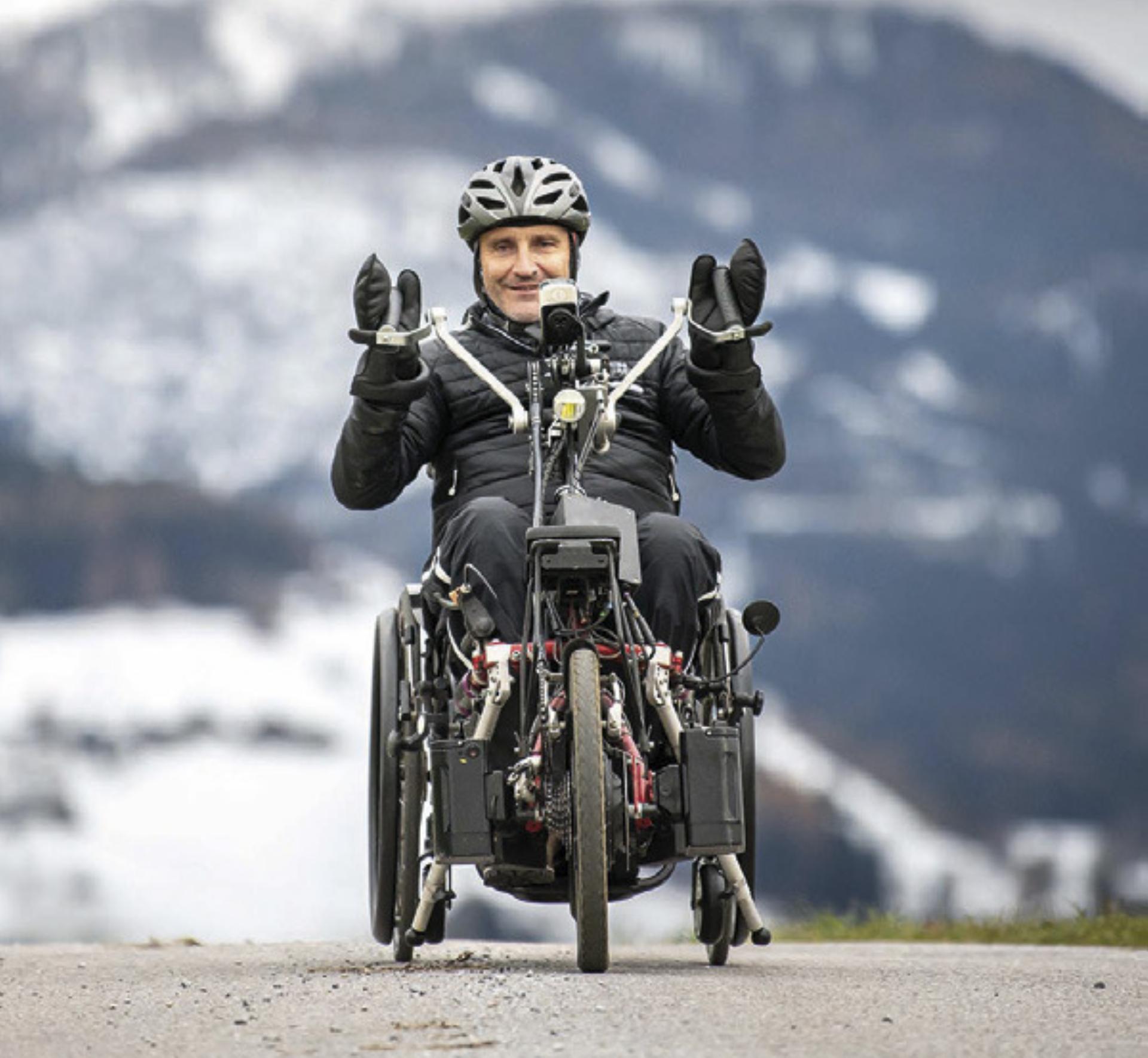 Anstatt aufzugeben, fand Walter Seebacher neue Lebensenergie nach seinem Unfall. Seine Perspektiven schildert er in einem berührenden Vortrag. Foto: Christoph Huber