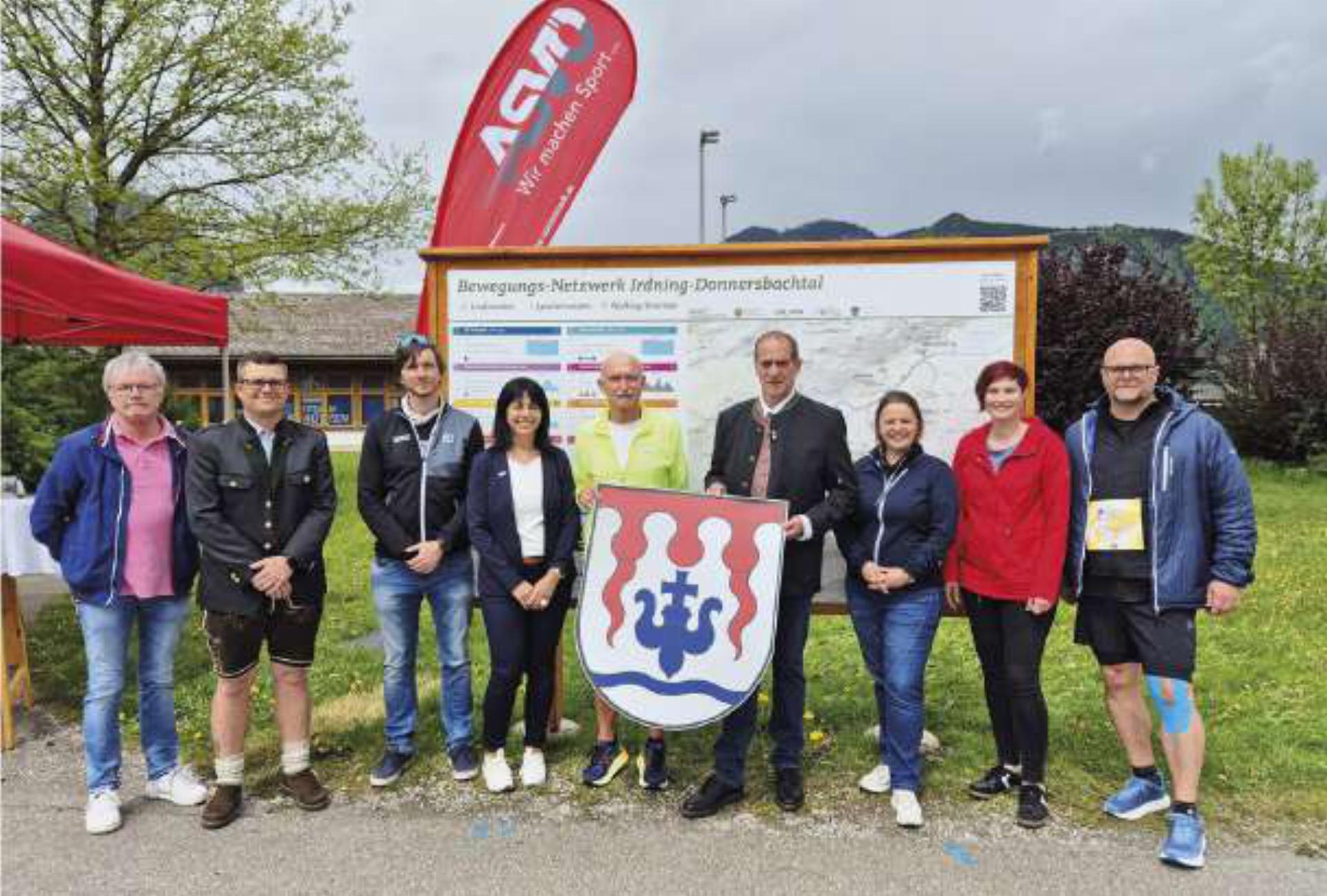 Von Spazier- und Laufrunden bis zum Trail-Run: Feierliche Eröffnung des Bewegungs-Netzwerks in Irdning. Foto: Marktgemeinde Irdning-Donnersbachtal