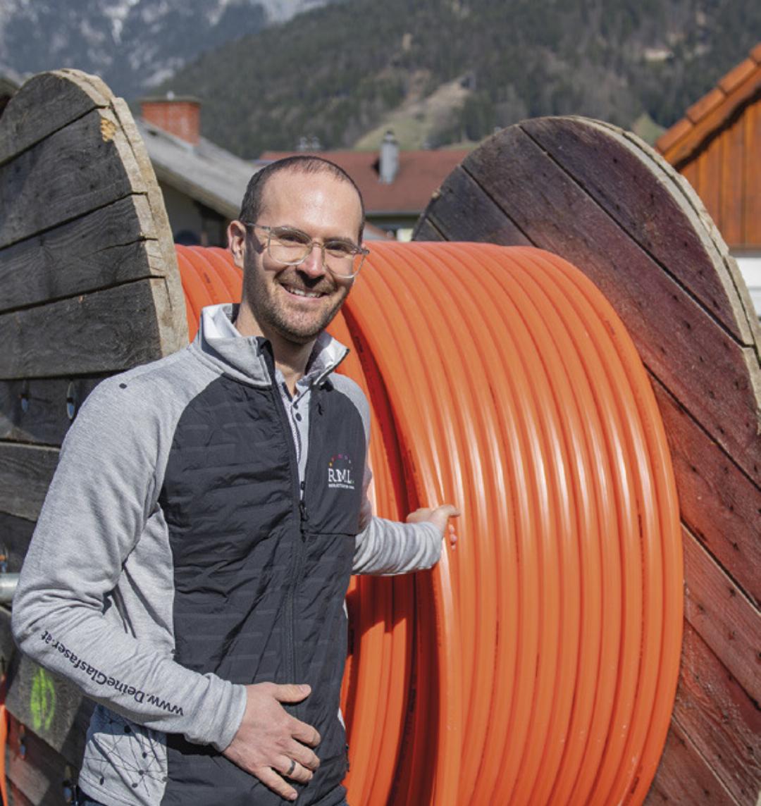 Philipp Röhm übernimmt am 1. April die Geschäftsführung der RML Infrastruktur GmbH, welche den Glasfaser-Ausbau im Bezirk Liezen koordiniert. Foto: Ennstaler Philipp Röhm übernimmt am 1. April die Geschäftsführung der RML Infrastruktur GmbH, welche den Glasfaser-Ausbau im Bezirk Liezen koordiniert. Foto: Ennstaler