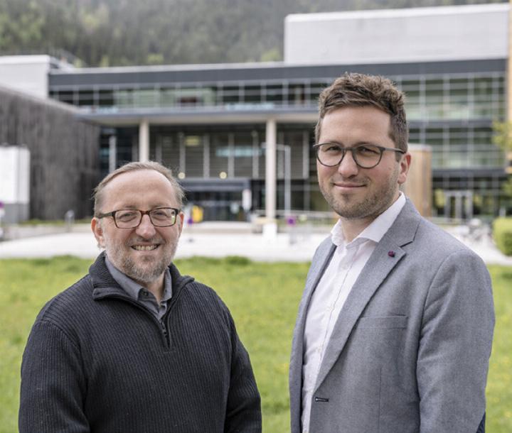 Der scheidende Verwaltungsdirektor, Hannes Stickler, mit seinem Nachfolger Martin Reif. Foto: Martin Huber