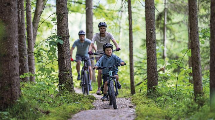 Wenn der Frühling ins Ennstal einzieht, öffnet auch der Singletrack Haus–Aich wieder seine Tore. Foto: Christoph Oberschneider