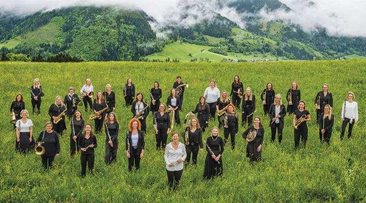 55 Musikerinnen wirken beim Frauenblasorchester mit. Foto: David Stocker