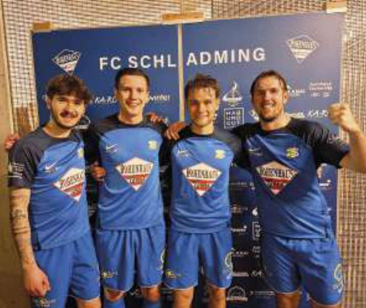 Die Torschützen des FC Schladming beim 4:0-Sieg gegen Bad Waltersdorf. Foto: FCS