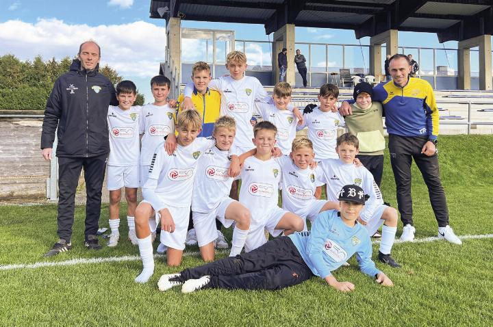 Die U13 der SG Gesäuse feierte in der steirischen Leistungsklasse mit dem 3:1-Auswärtssieg gegen Fohnsdorf den fünften Sieg im ebensovielten Spiel. Foto: o.K.