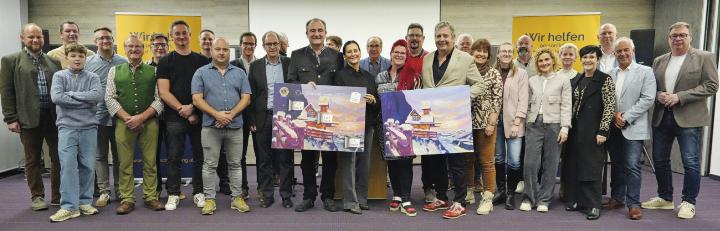 Adventkalender für den guten Zweck: Der Lions Club Schladming verkauft 7000 Stück für Menschen in Not. Foto: o.K.