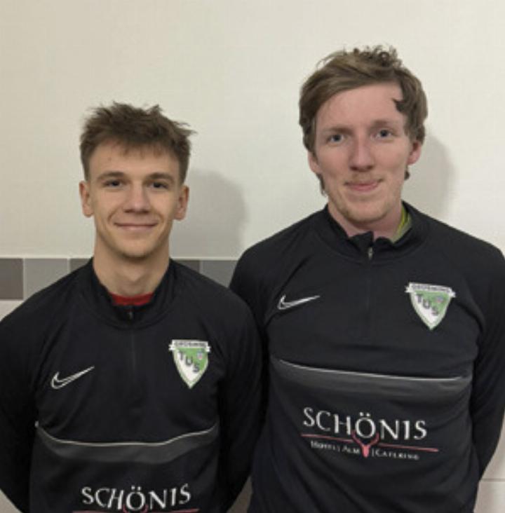 Marko Brtan (links) und Dominik Hainzl tragen im Frühjahr den Dress des TUS Gröbming.