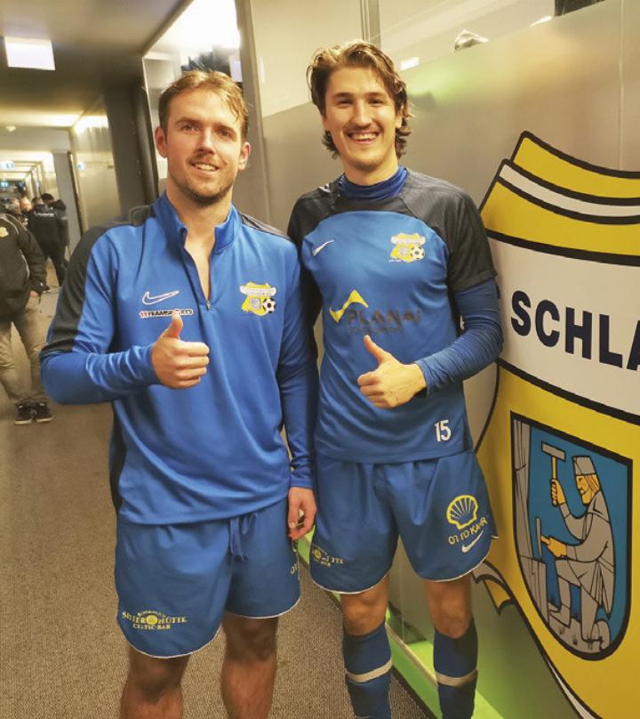 Johannes Felsner und Thomas Weikl erzielten die Tore beim 2:2-Unentschieden des FC Schladming gegen den Ilzer SV. Foto: FCS