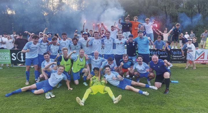 Der Jubel der Mannschaft des ESV Selzthal war nach dem Aufstieg in die Unterliga Nord A riesengroß. Foto: ESV Selzthal