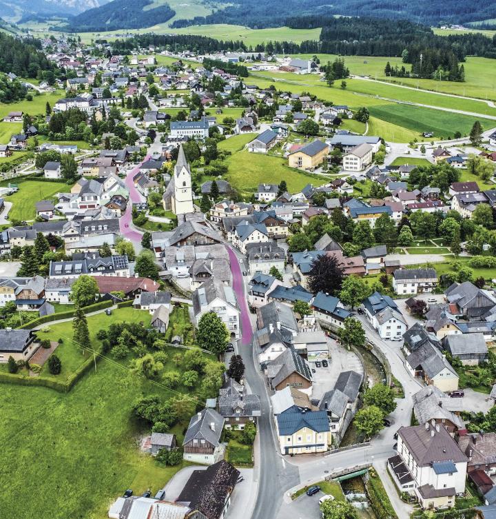 Von 16. bis 22. September wird es im Zentrum von Bad Mitterndorf eine 400 Meter lange Begegnungszone geben. Foto: o.K.