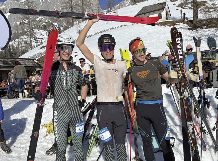 Sieg für Nils Oberauer. Platz 2 nahm Julian Tritscher ein, Platz 3 Toni Pilz.