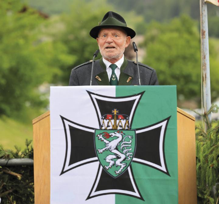 Obmann Heinz Pitzer steht dem Ortsverband vor. Foto: Simonlehner