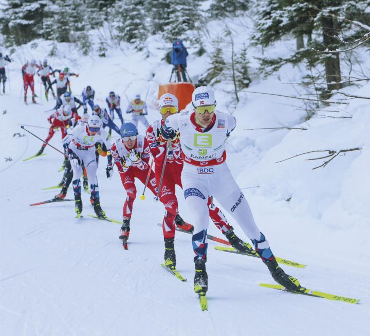 Auf Loipe und Schanze kämpfen kommende Woche die Kombinierer in der Ramsau um Weltcuppunkte.
Foto: Michael Simonlehner