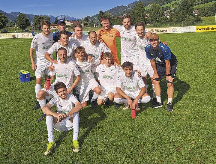 Die Mannschaft des SV Aigen/E. holte sich beim erstern Vorbereitungsturnier des FSV Öblarn den Sieg. Foto: o.K.