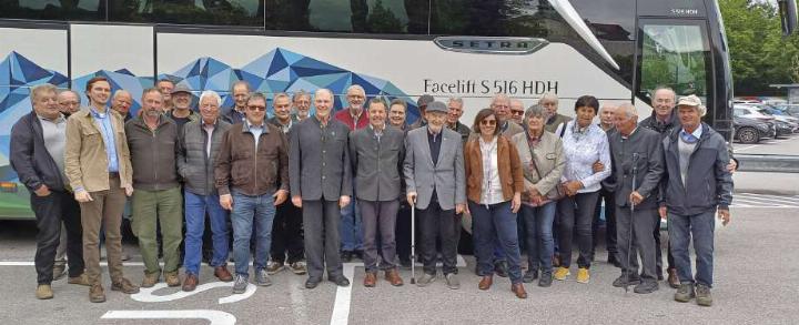 Musikbegeisterte Kameraden des ÖKB Öblarn begaben sich kürzlich nach Salzburg. Foto: o.K.