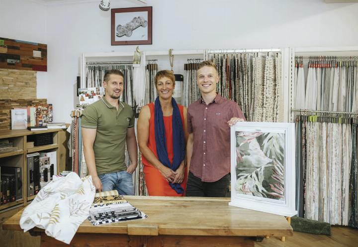 Raphael Nerwein, Eveline Prenner und Roland Nerwein (v.l.). Foto: Prenner