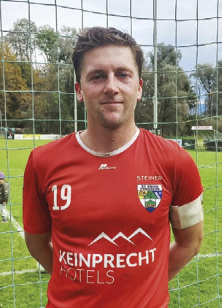 SV-Pruggern-Kicker Mario Köll erzielte beim 1:1-Unentschieden gegen SV Stainach/ Grimming den Ausgleich zum 1:1.