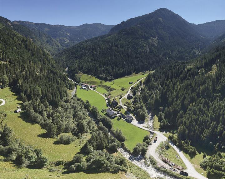 Das Walchental vereint landschaftliche Schönheit und sichtbare Eingriffe des Menschen durch den Bergbau. Auch der idyllisch plätschernde Walchenbach hat zwei Gesichter und kann zu einer Naturgefahr anschwellen.

Foto: Guggenberger