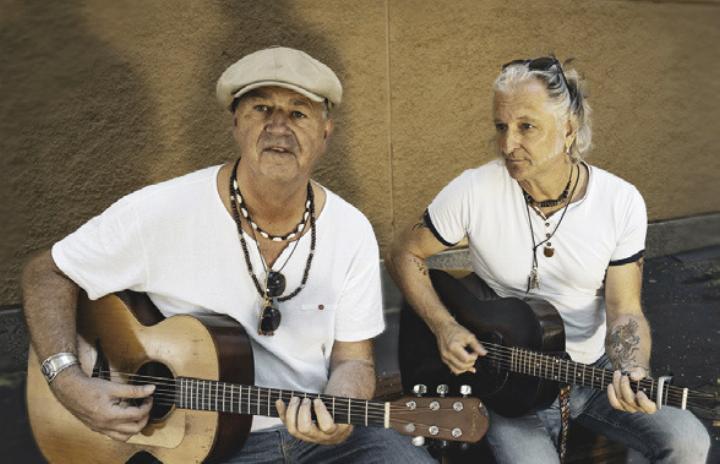 Der deutsche Gitarrist Peter Schneider und der steirische Blues-Musiker Oliver Mally gastieren kommende Woche im Gröbminger Museum. Foto: Violeta Lenz
