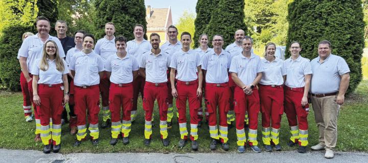 Praxisnahes Training für 15 künftige Notfallsanitäter direkt an der Steirischen Eisenstraße. 
Foto: o.K.