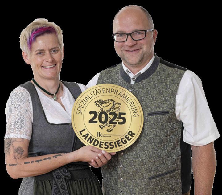 Alexandra und Gerald Perner feierten in der Kategorie „Striezel“ den Landessieg mit dem „God‘n Striezel“.

Foto: Kristoferitsch