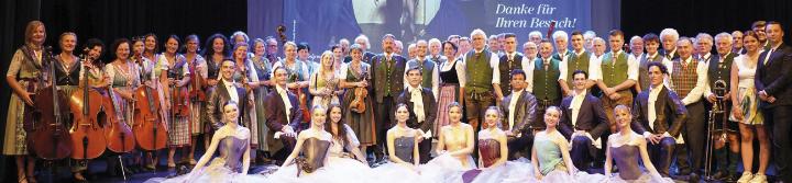 An drei Abenden verzauberte das Staatsopernballet mit der Bradlmusi und dem Streichorchester die Besucher im Kur- und Congresshaus Bad Aussee. 
Foto: Stadtgemeinde BA