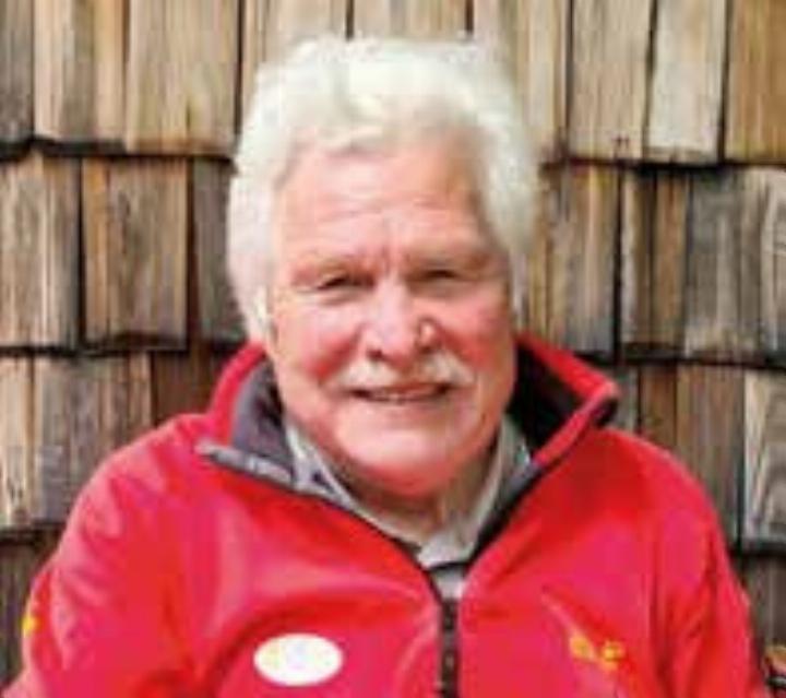 Josef Hasitschka erläuterte die Geschichte des Ramsauweges über die Hunerscharte auf den Dachstein. Foto: O.K.