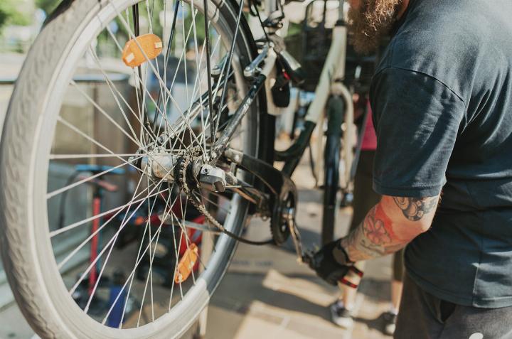 Auf zum gratis Radcheck nach Admont. Foto: © Puhek – Die Grünen Steiermark