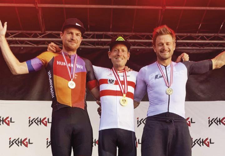 Manuel Pliem (links) fuhr mit seinem Mountainbike auf Platz 2 bei den österreichischen Staatsmeisterschaften im MTB-Marathon.

Foto: HUMANPWR