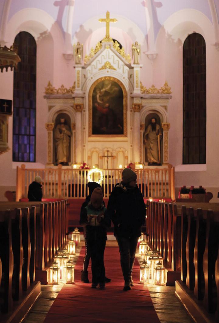 Die evangelische Kirche in Schladming bietet an den Adventsamstagen einen besonderen Ort der Stille. 
Foto: Magdalena Kraml