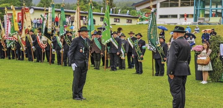 100 Jahre Kameradschaft: Der ÖKB Ramsau am Dachstein feierte sein Bestandsjubiläum mit einem großen Festakt. Foto: ÖKB Ramsau am Dachstein