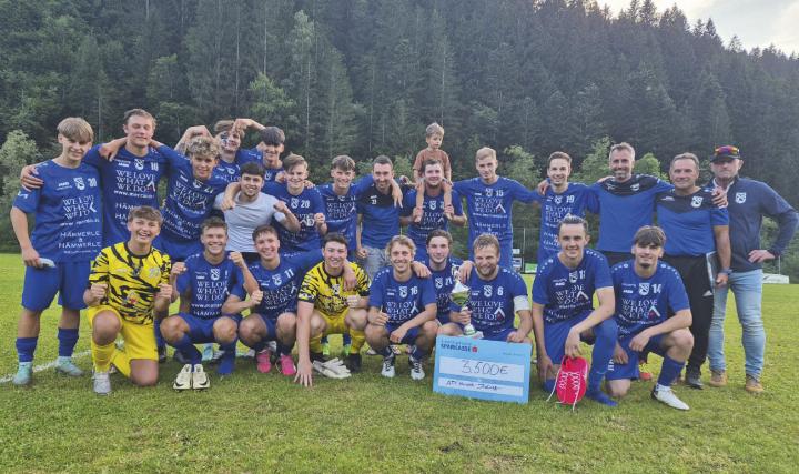 Der ATV Irdning krönte sich im vorigen Jahr mit einem Finalsieg gegen WSV Liezen zum Bezirkscup-Sieger.

Foto: o.K.